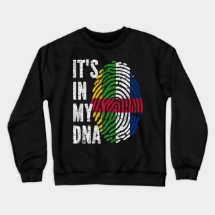 IT'S IN MY DNA Central African Republic Flag Men Women Kids Crewneck Sweatshirt